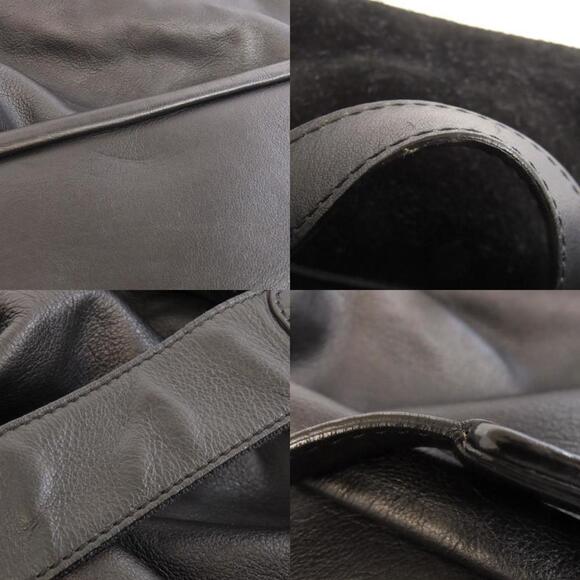 BALENCIAGA Suede Backpack 340139 Black - Picture 8 of 11